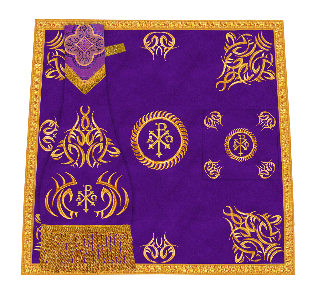 Marvelous mass set with Golden Embroidery - Angelic collection