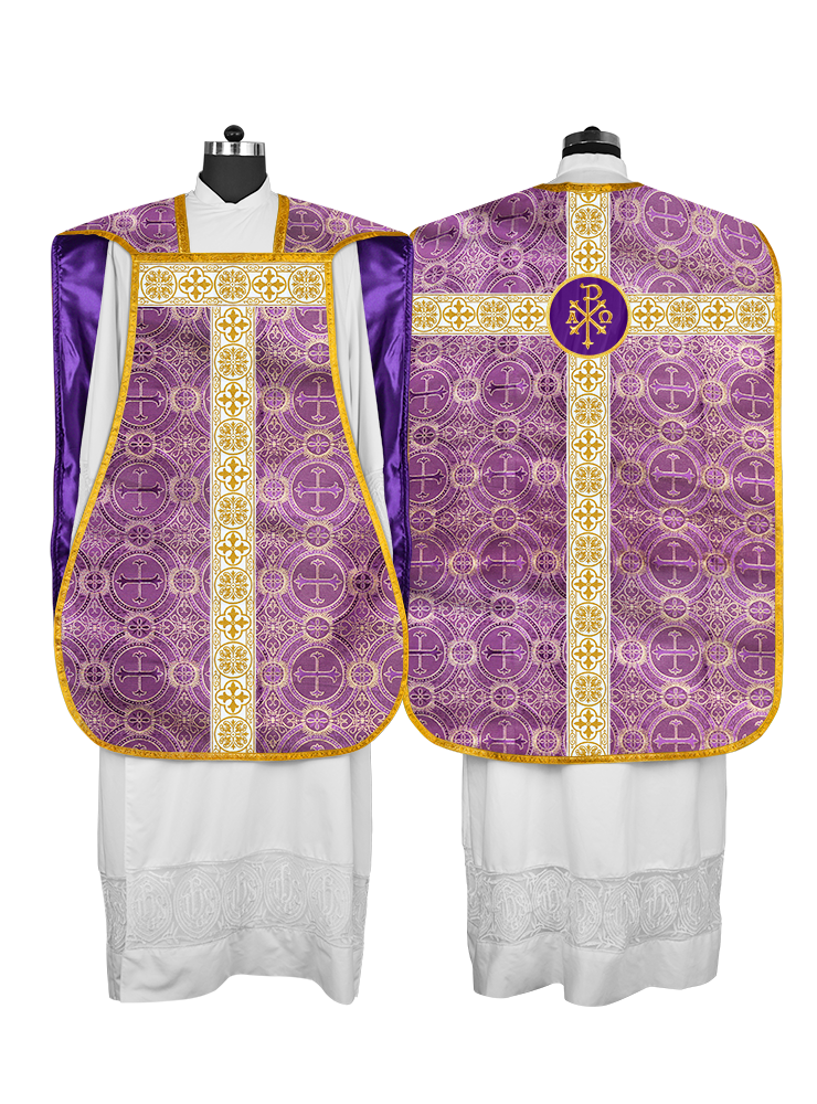 Fiddleback Vestment adorned with lace