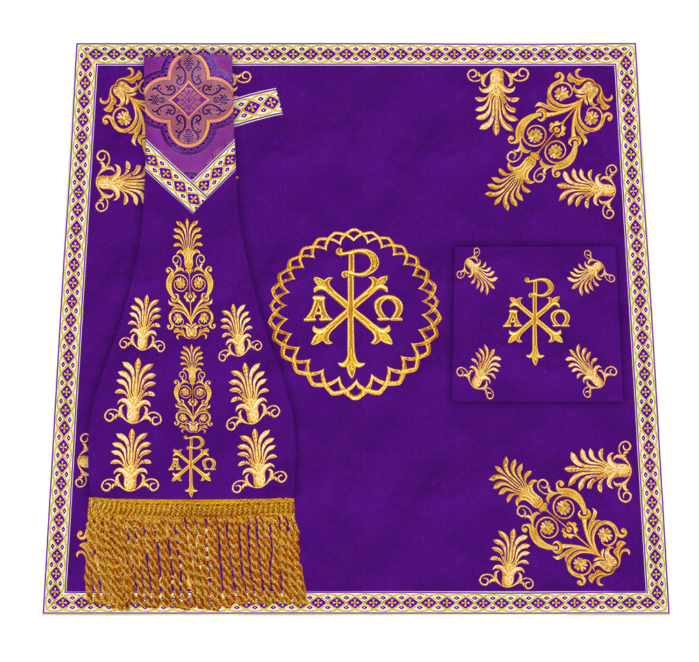 Embroidered Motif and Trims Mass Set