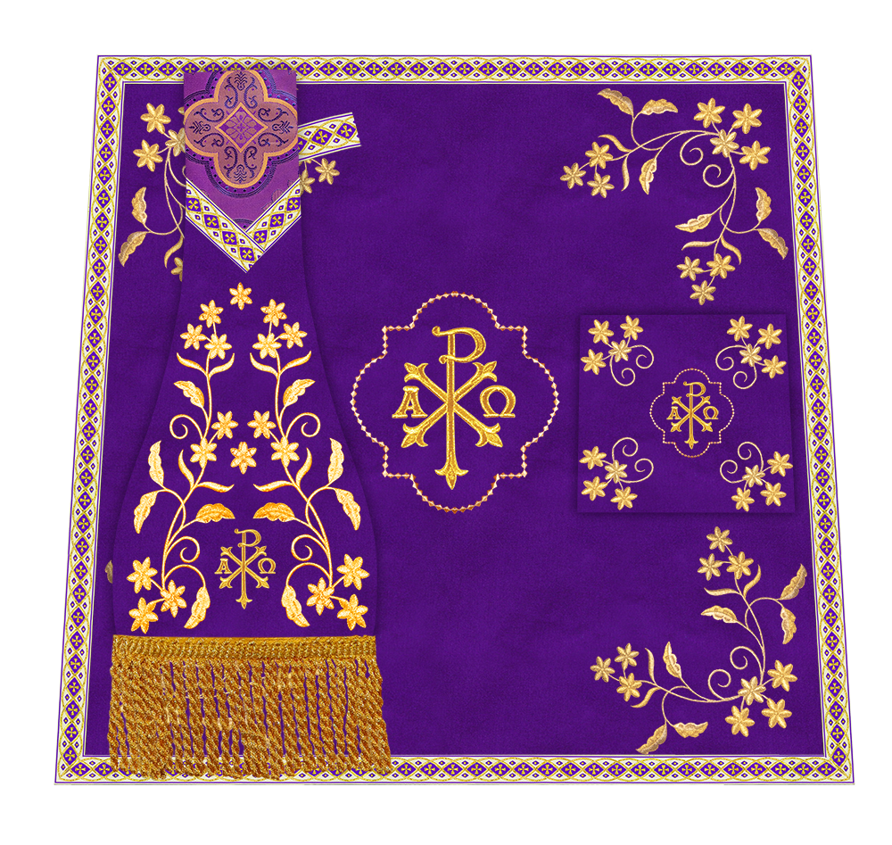 Floral Embroidery Spiritual Mass Set