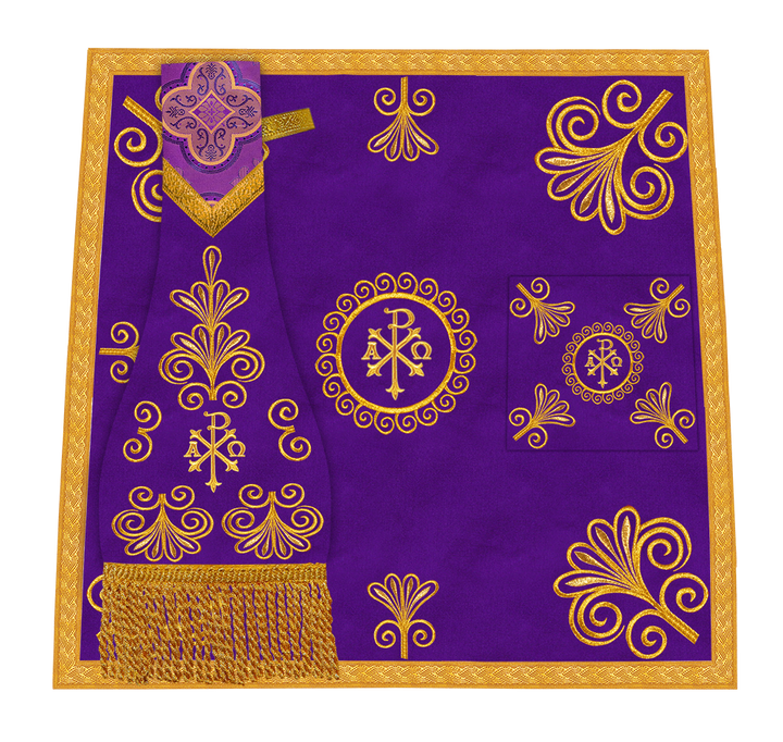 Elegant mass set with rich embroidery - Flourish collection