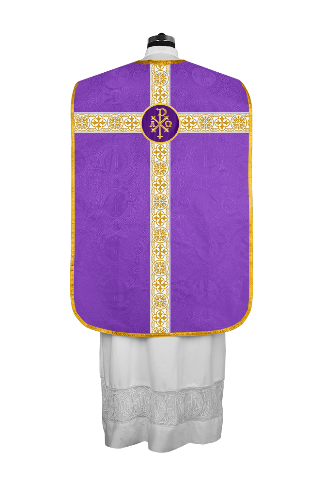 Fiddleback Vestment adorned with lace