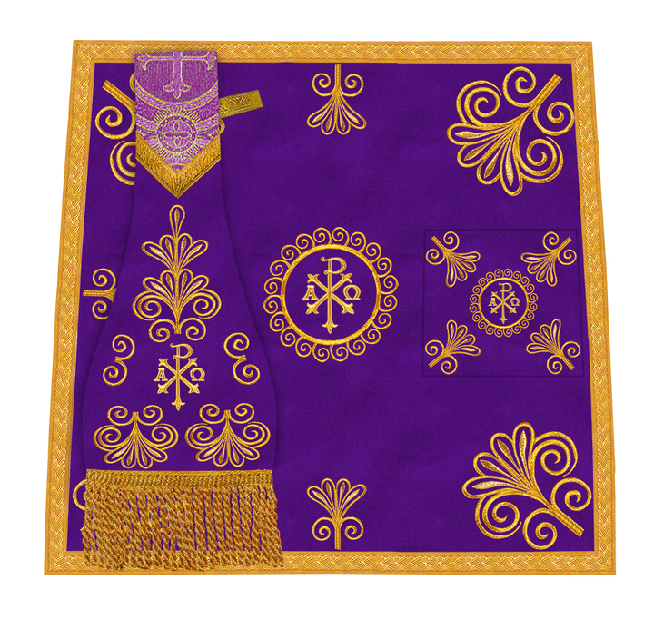 Elegant mass set with rich embroidery - Flourish collection