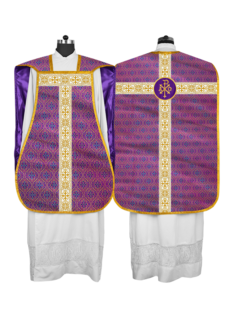 Fiddleback Vestment adorned with lace