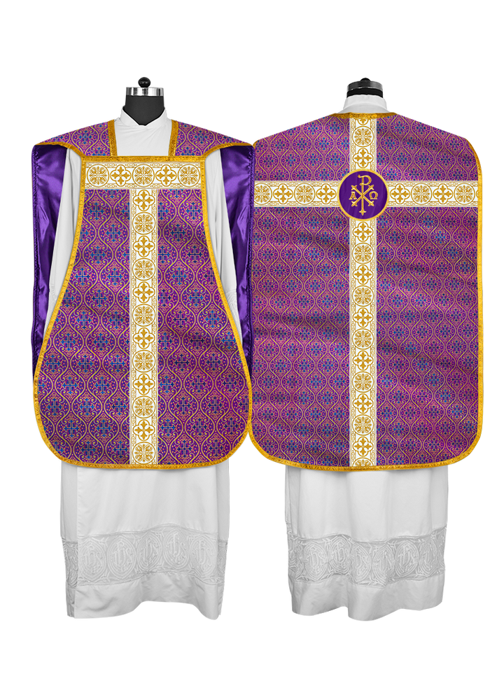 Fiddleback Vestment adorned with lace