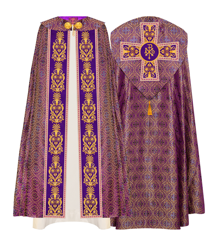 GOTHIC COPE WITH EMBROIDERED MOTIFS