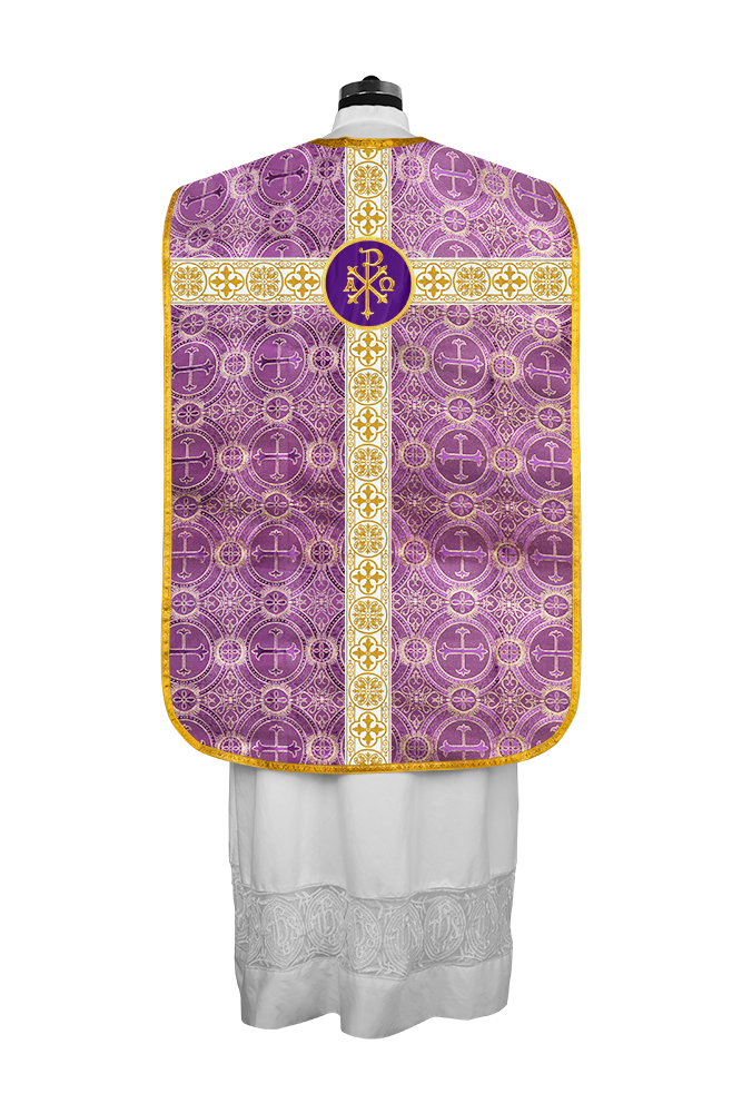 Fiddleback Vestment adorned with lace