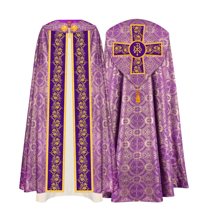 GOTHIC COPE VESTMENT WITH ORNATE EMBROIDERY