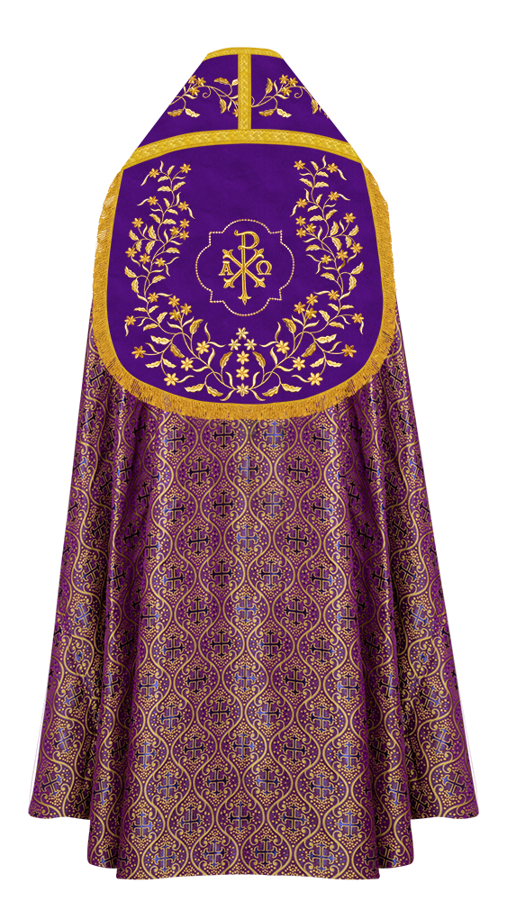 Monastic Roman cope vestments - Floral collection