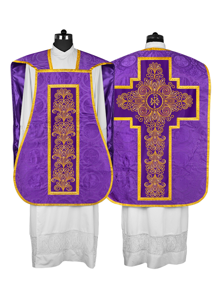 Traditional Roman chasuble vestment - Flourish collection