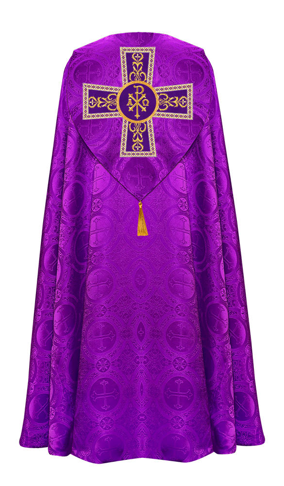 GOTHIC COPE VESTMENTS WITH ADORNED ORPHREY