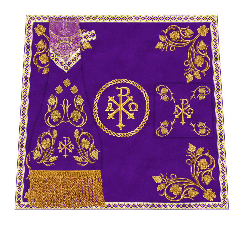 Grapes Embroidery Mass set with Motif