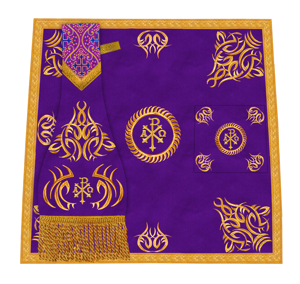 Marvelous mass set with Golden Embroidery - Angelic collection