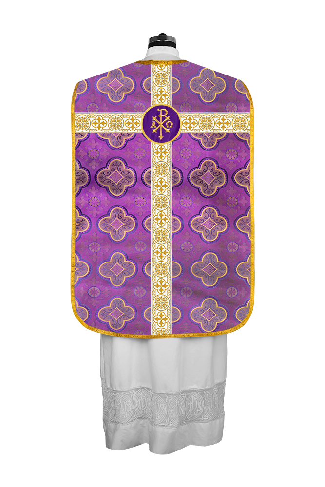 Fiddleback Vestment adorned with lace