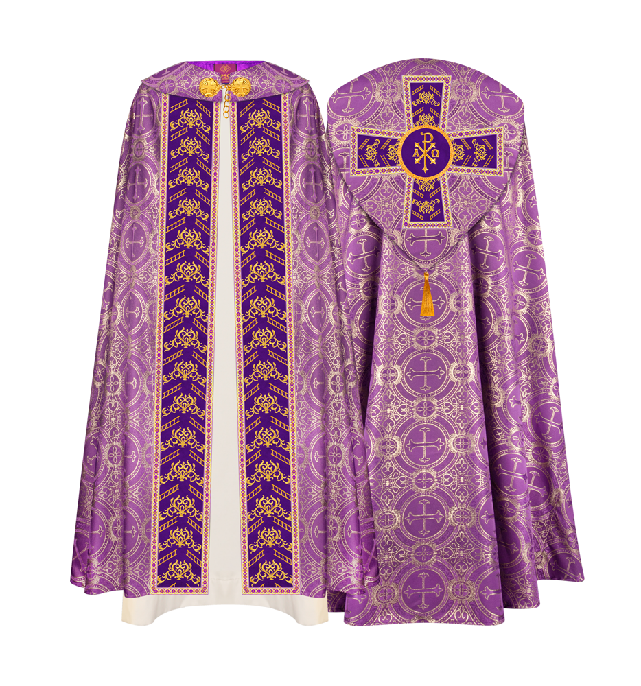 GOTHIC COPE VESTMENTS WITH ADORNED MOTIFS