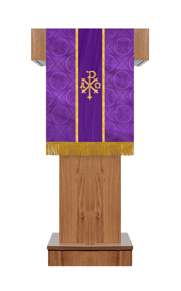 Traditional Pulpit cloth with Embroidered motif