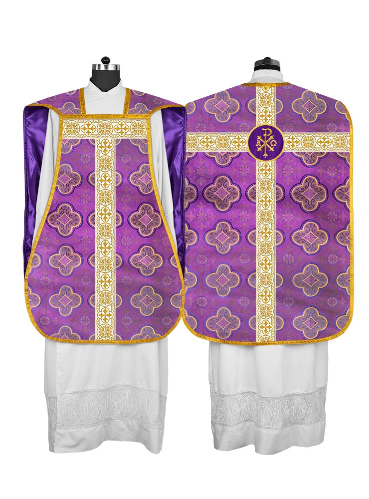 Fiddleback Vestment adorned with lace