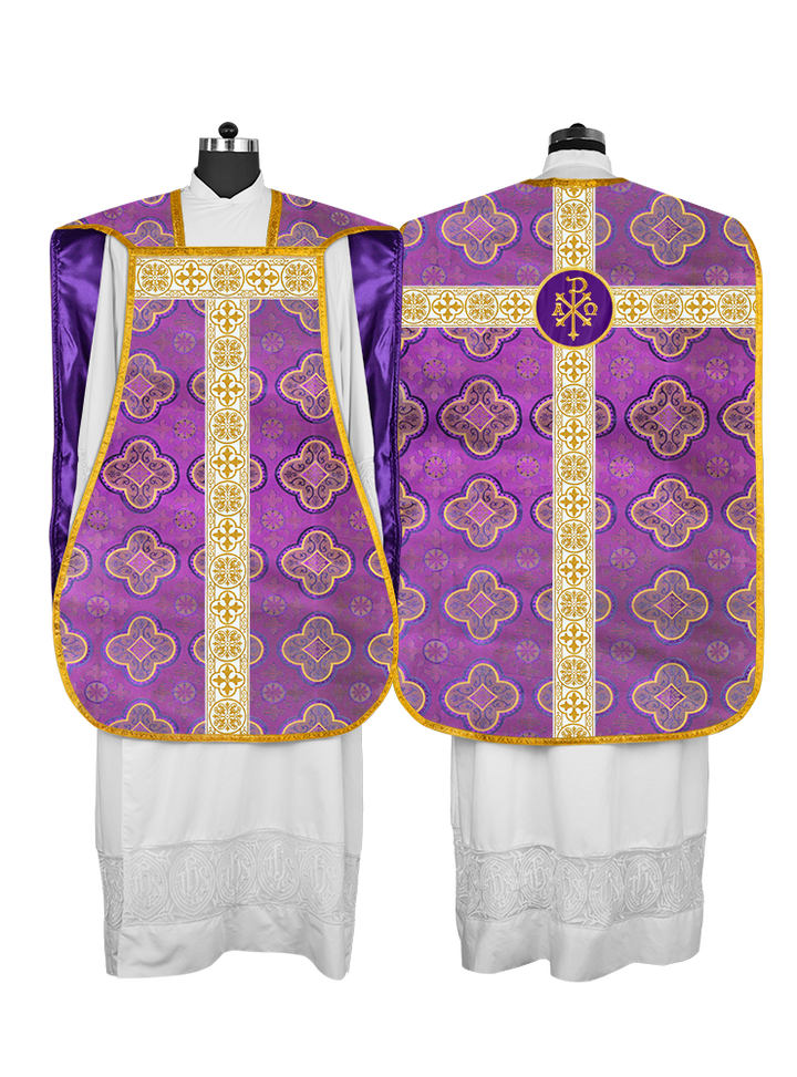 Fiddleback Vestment adorned with lace