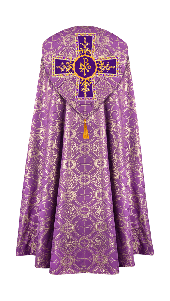 Gothic Cope vestments with Spiritual Motifs and Trims