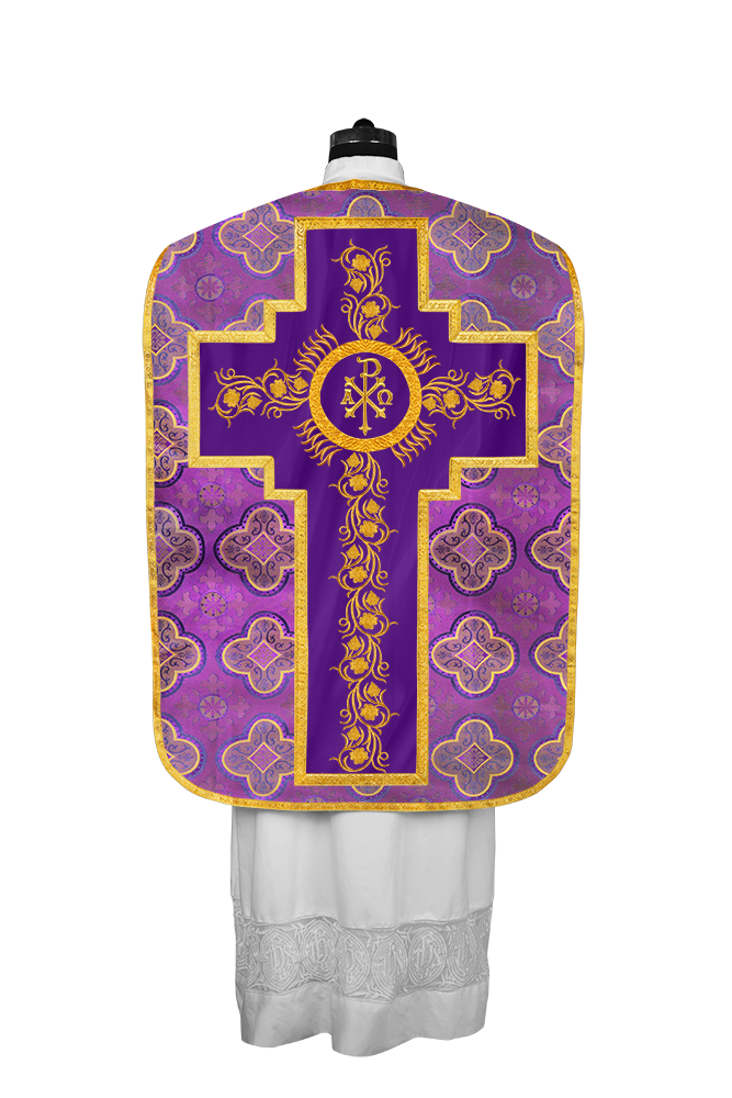 Catholic fiddleback chasuble vestment - Grapes collection