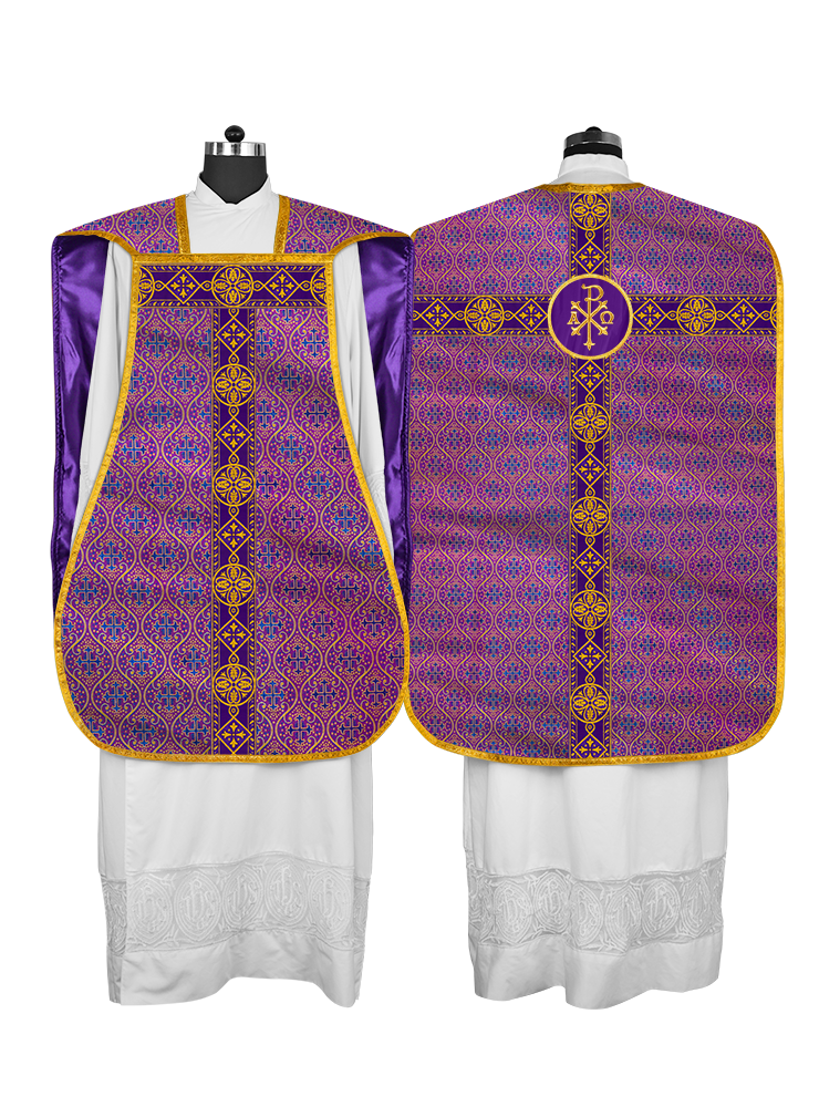 Embroidered Roman Chasuble Vestment