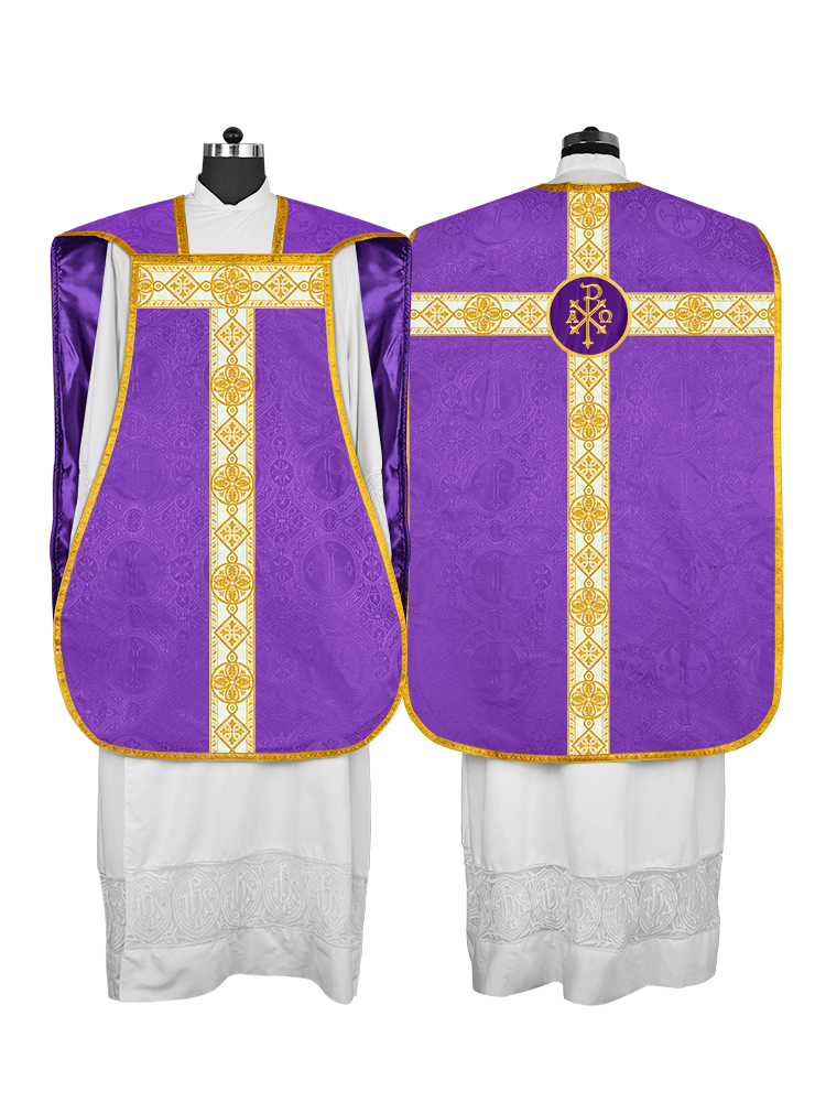 Fiddleback Vestment adorned with lace