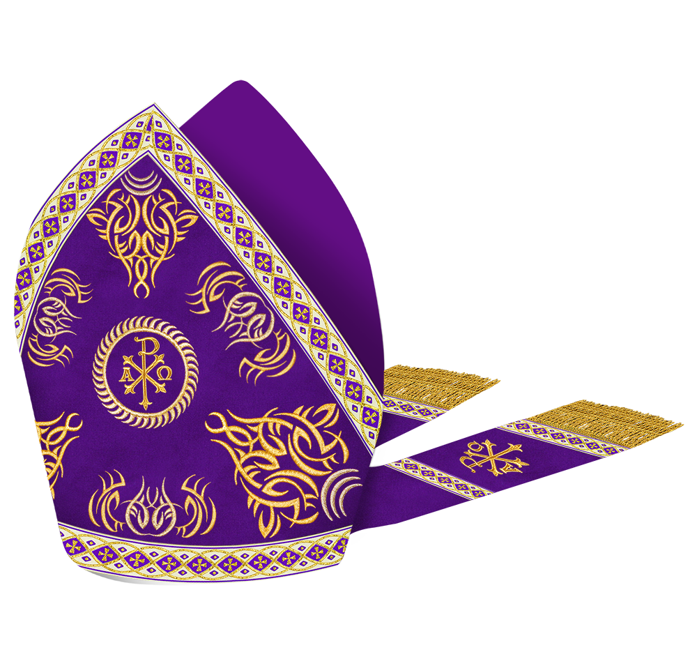 Mitre with Spiritual Motif and Trims