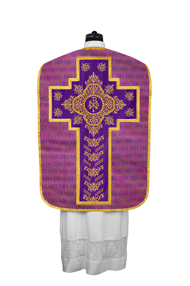 Fiddleback Vestment with Embroidered Orphrey