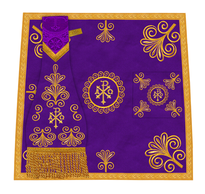 Elegant mass set with rich embroidery - Flourish collection