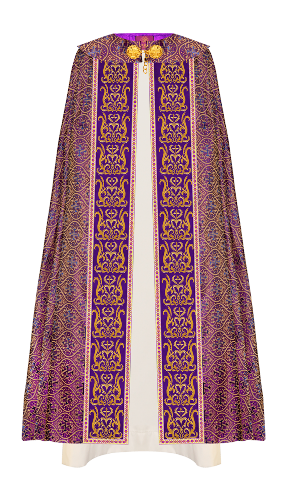 GOTHIC COPE VESTMENTS WITH ADORNED ORPHREY