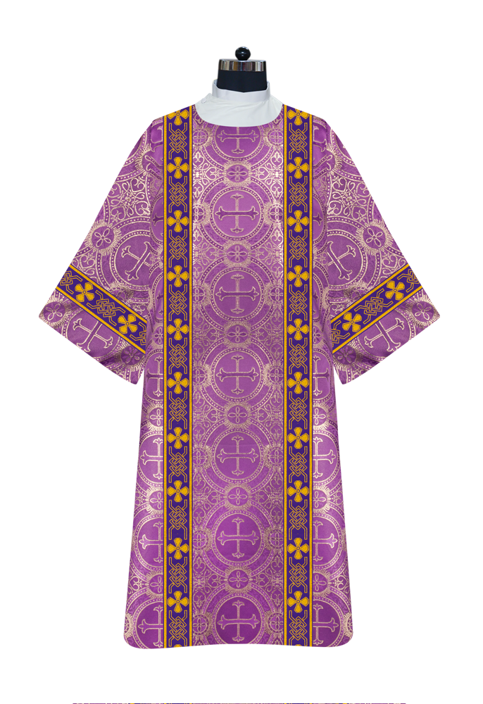 Deacon Dalmatic vestments with designer lace