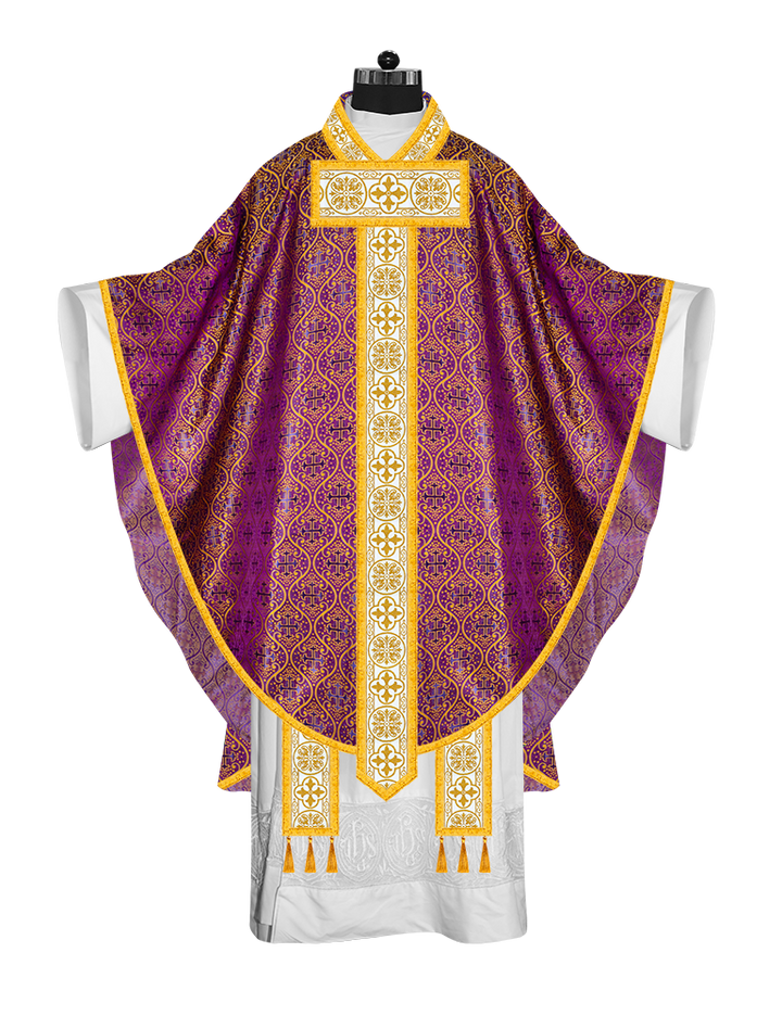 Gothic Chasuble with Elegant Braided orphrey