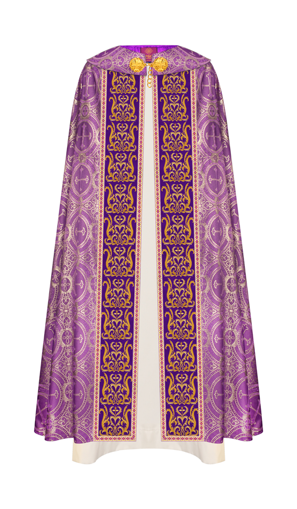 GOTHIC COPE VESTMENTS WITH ADORNED ORPHREY