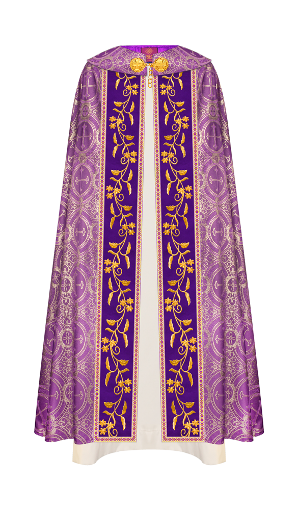 GOTHIC COPE VESTMENTS ORNATED WITH FLORAL DESIGN
