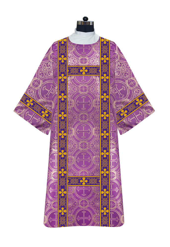 Deacon Dalmatic vestments with designer lace