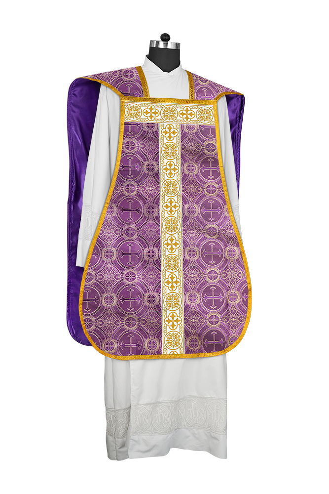 Fiddleback Vestment adorned with lace