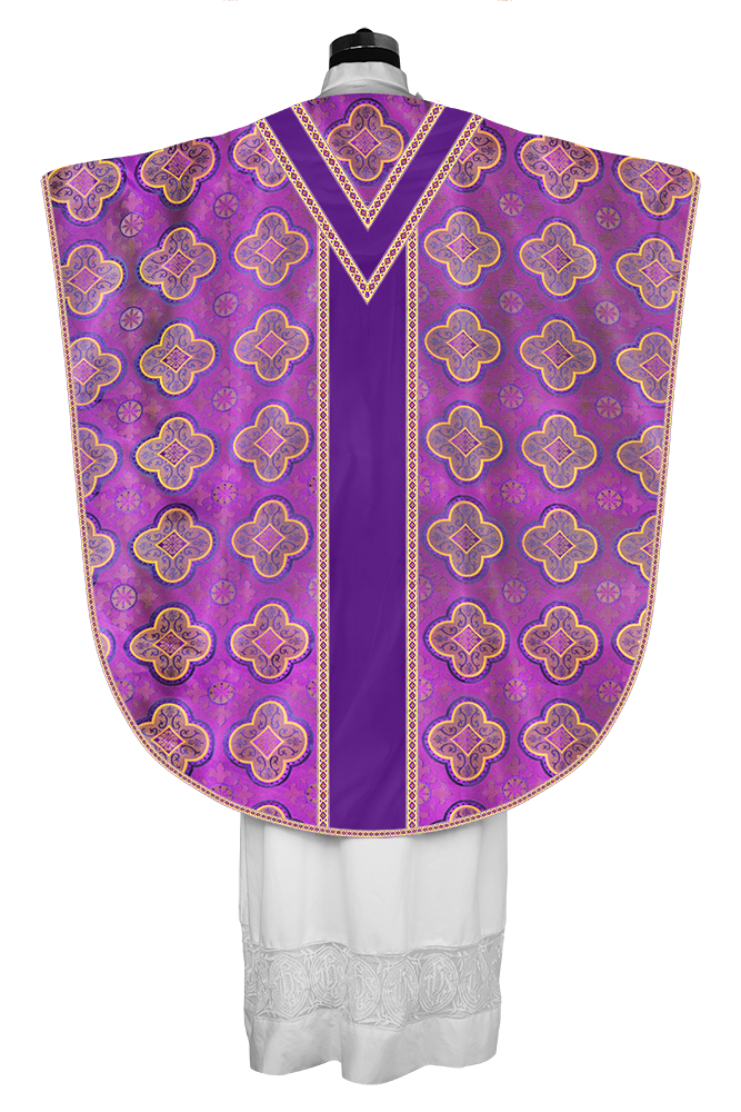 Borromean chasuble vestment adorned with woven braids