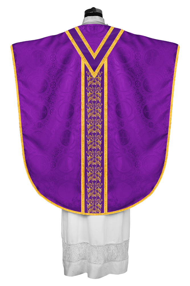ST PHILIP NERI CHASUBLE WITH ADORNED LACE