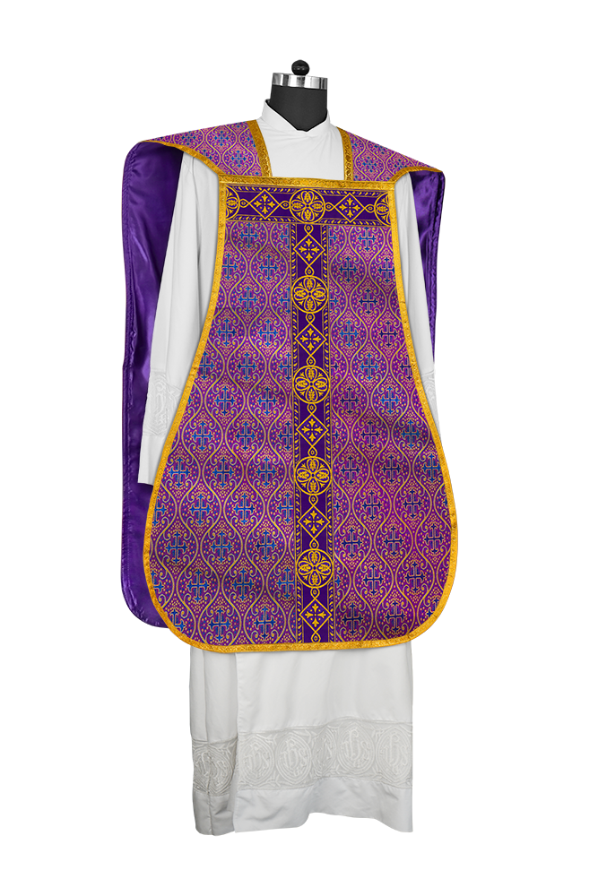 Embroidered Roman Chasuble Vestment