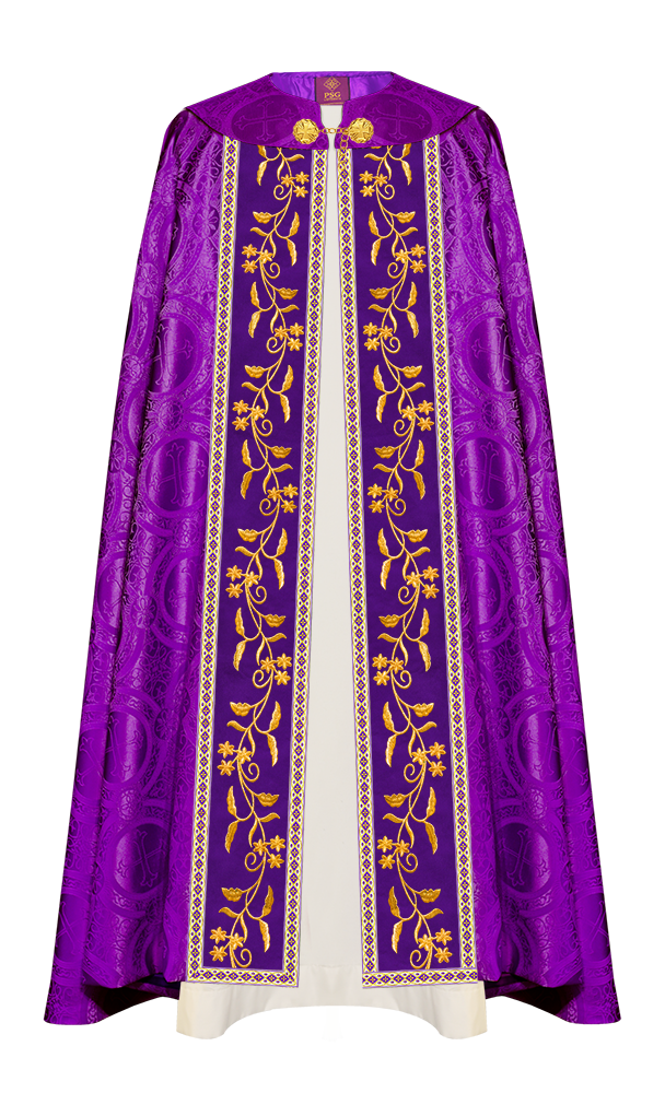 GOTHIC COPE VESTMENTS ORNATED WITH FLORAL DESIGN