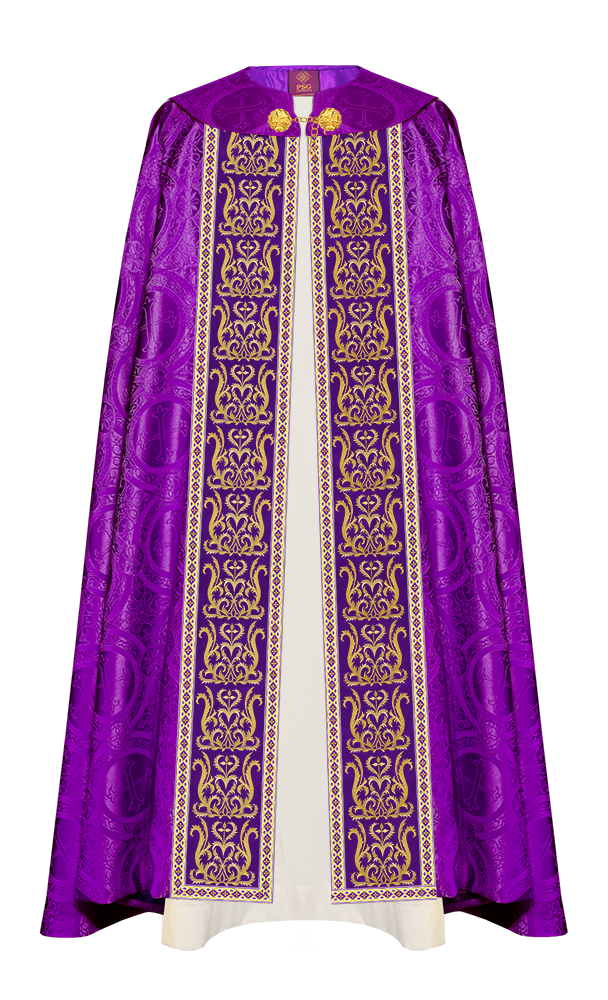 GOTHIC COPE VESTMENTS WITH ADORNED ORPHREY