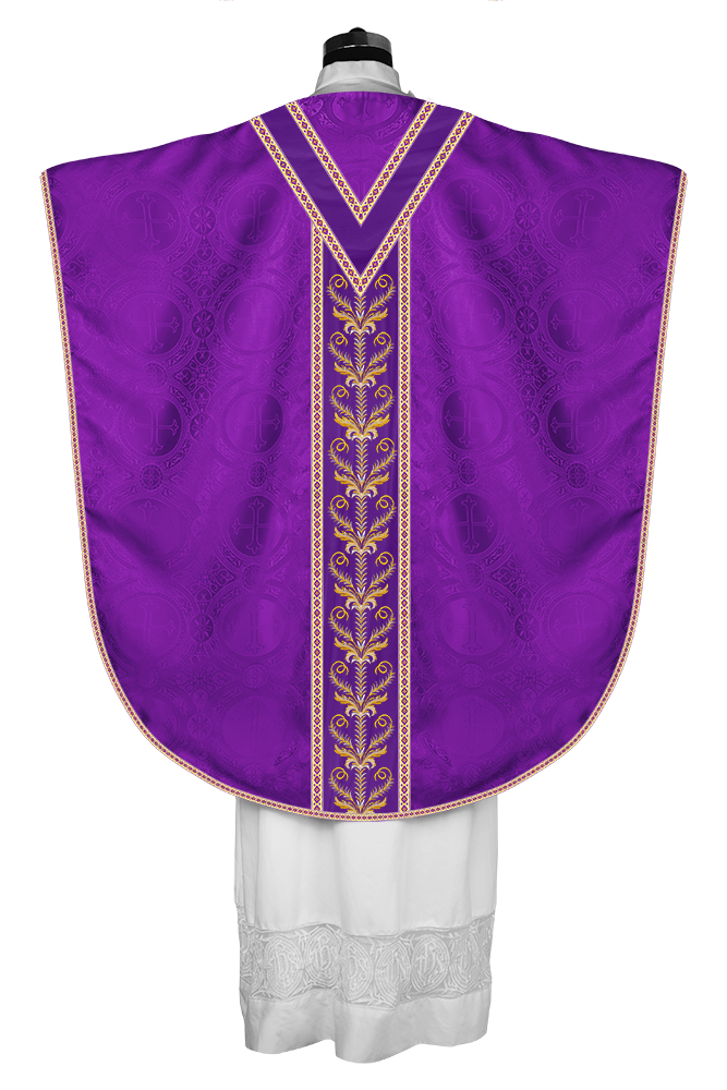 BORROMEAN CHASUBLE VESTMENT WITH LITURGICAL TRIMS