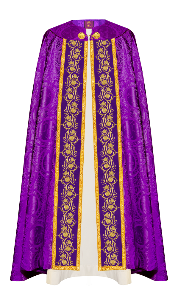 GOTHIC COPE VESTMENT WITH ORNATE EMBROIDERY