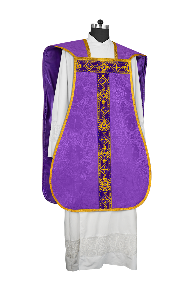 Embroidered Roman Chasuble Vestment
