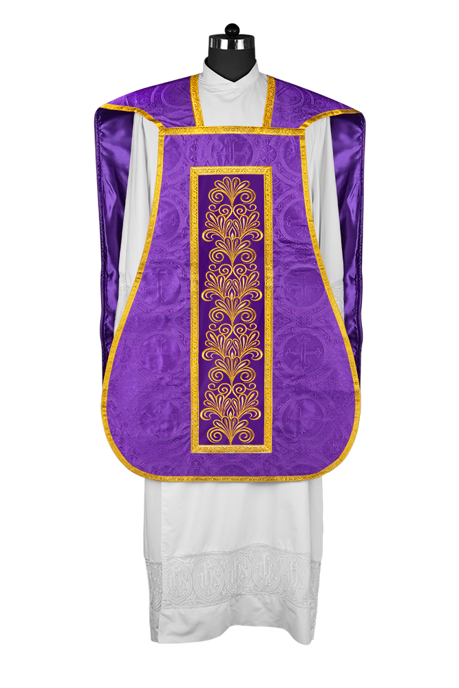 Traditional Roman chasuble vestment - Flourish collection
