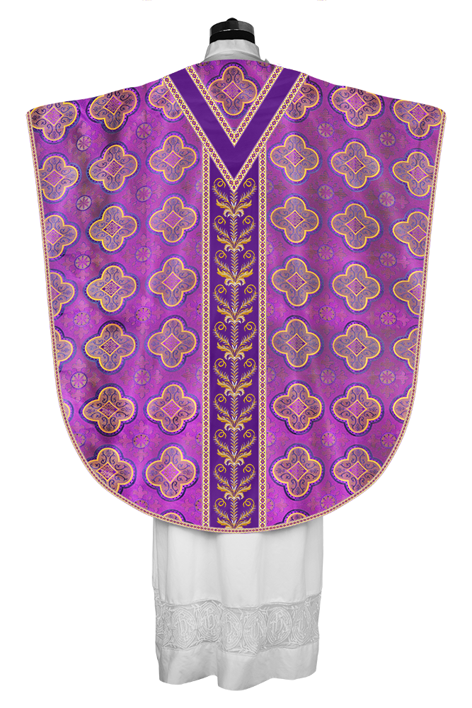 BORROMEAN CHASUBLE VESTMENT WITH LITURGICAL TRIMS