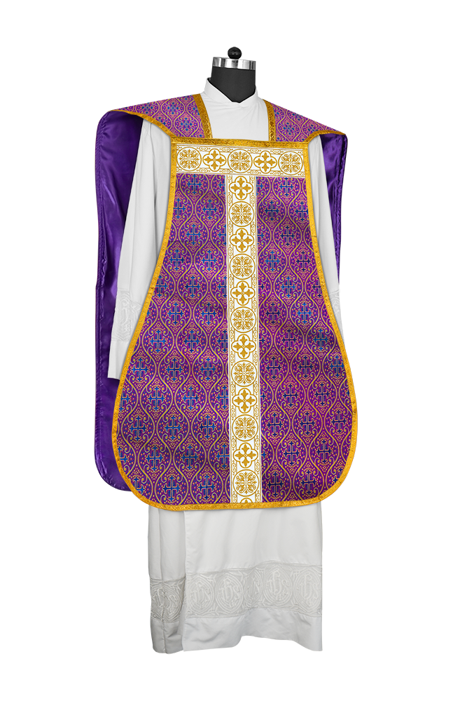 Fiddleback Vestment adorned with lace