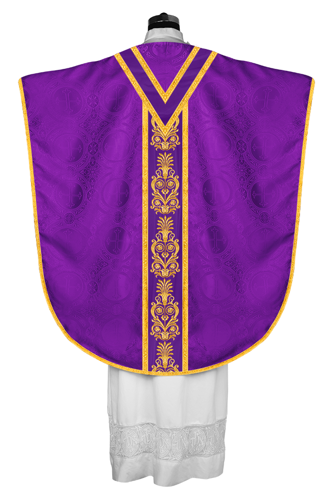 BORROMEAN CHASUBLE WITH ADORNED ORPHREY