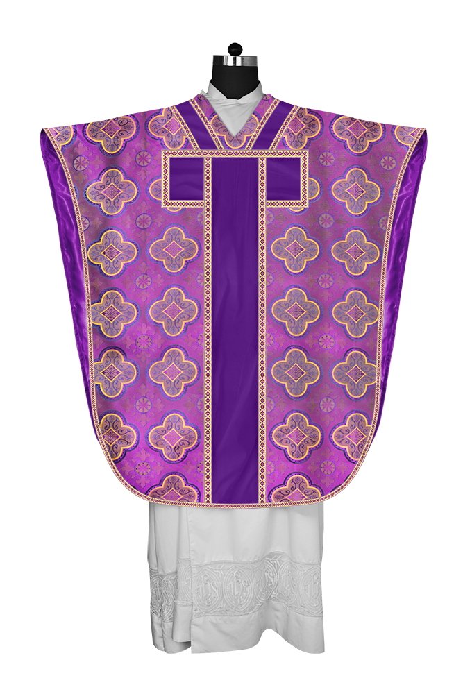 Borromean chasuble vestment adorned with woven braids