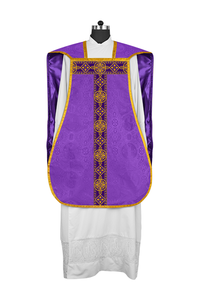 Embroidered Roman Chasuble Vestment